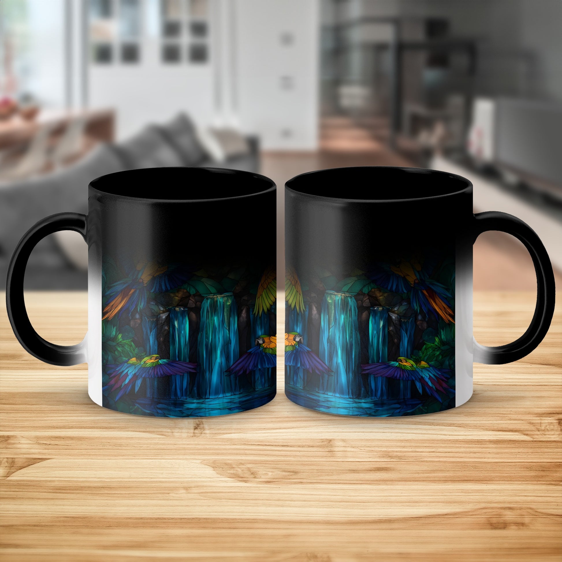 Tropical Waterfall Fantasy Artwork Coffee Mug product