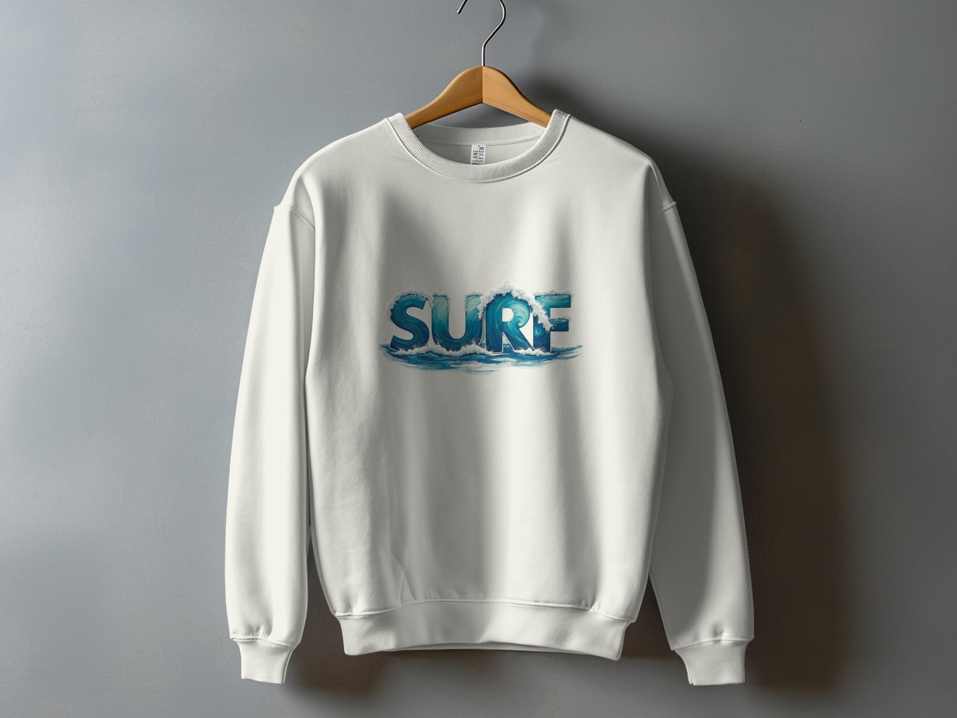 Surf Graphic Design Casual Unisex Sweatshirt product type