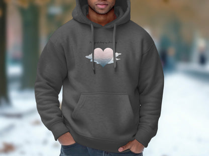 Love Heart Cloudy Sky Graphic Hoodie product