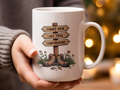 Summit View Lake Trail Campground Mug product type