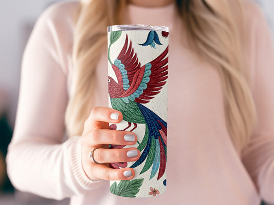 Colorful Bird Artistic Design Tumbler product