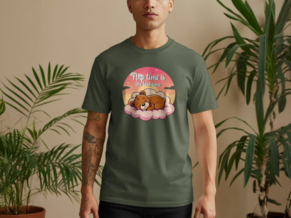 Nap Time Is the Best Time Printed T-shirt product type