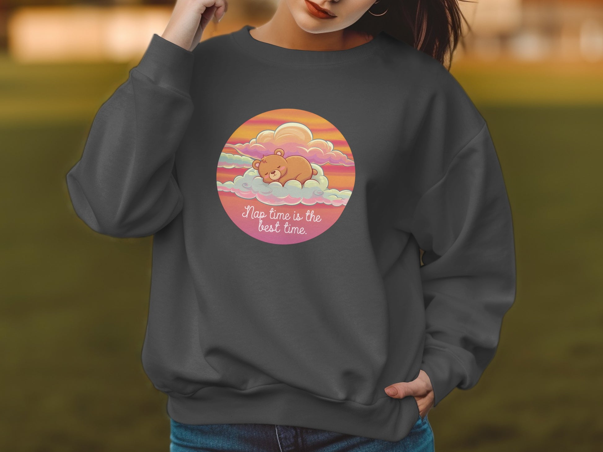 Nap Time Is The Best Time Bear Sweatshirt product