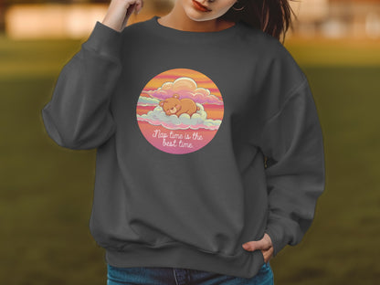 Nap Time Is The Best Time Bear Sweatshirt product