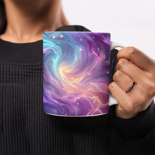 Colorful Galaxy Swirl Pattern Design Mug product