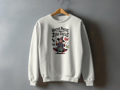 Hocus Pocus and Zero Focus Witch Sweatshirt product type