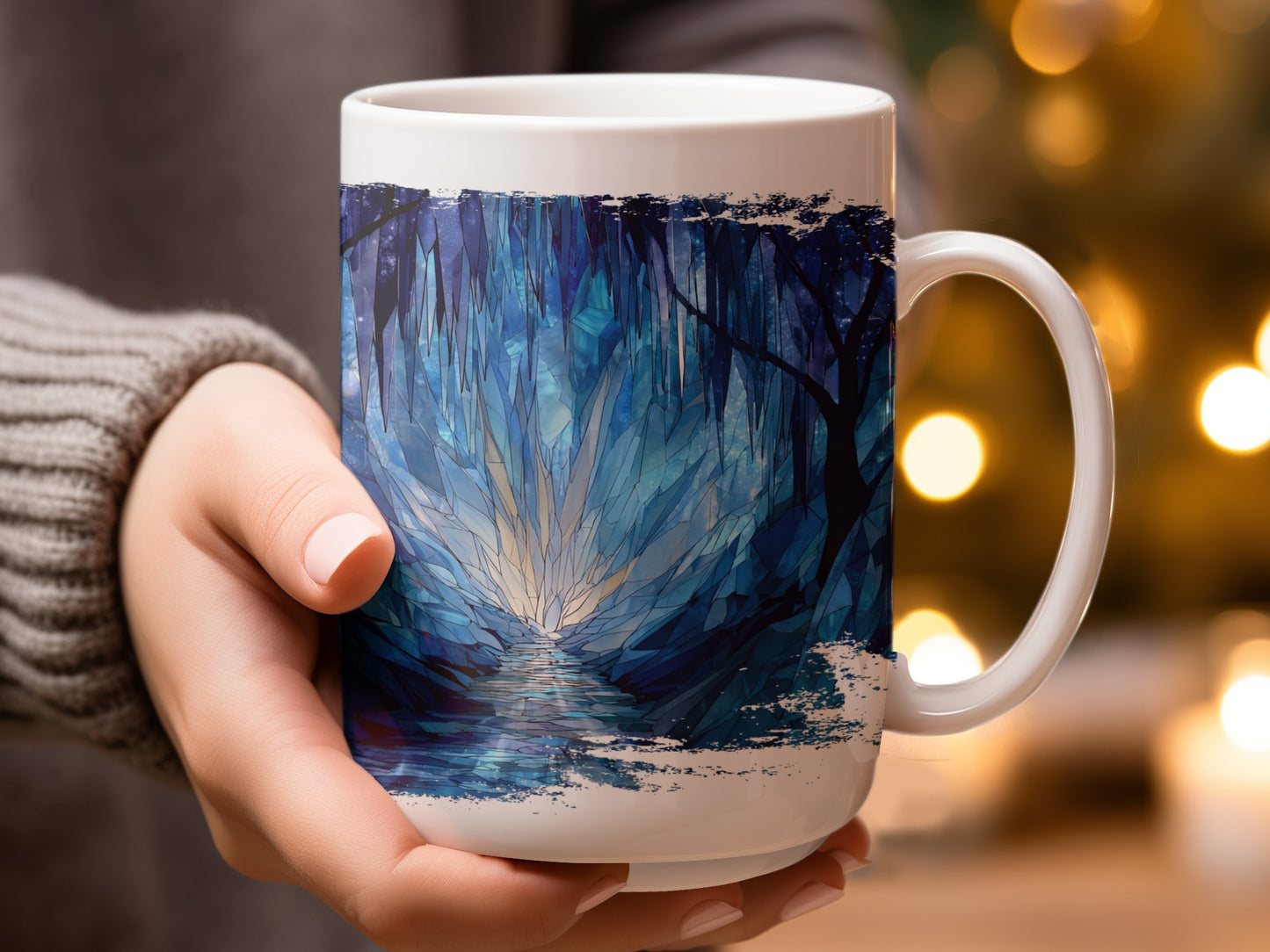Enchanting Forest Artistic Ceramic Coffee Mug product