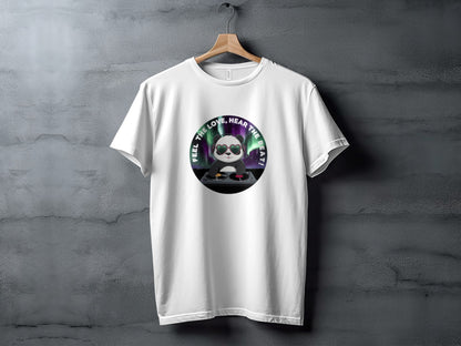 Feel The Love Hear The Cat Graphic T-Shirt product type