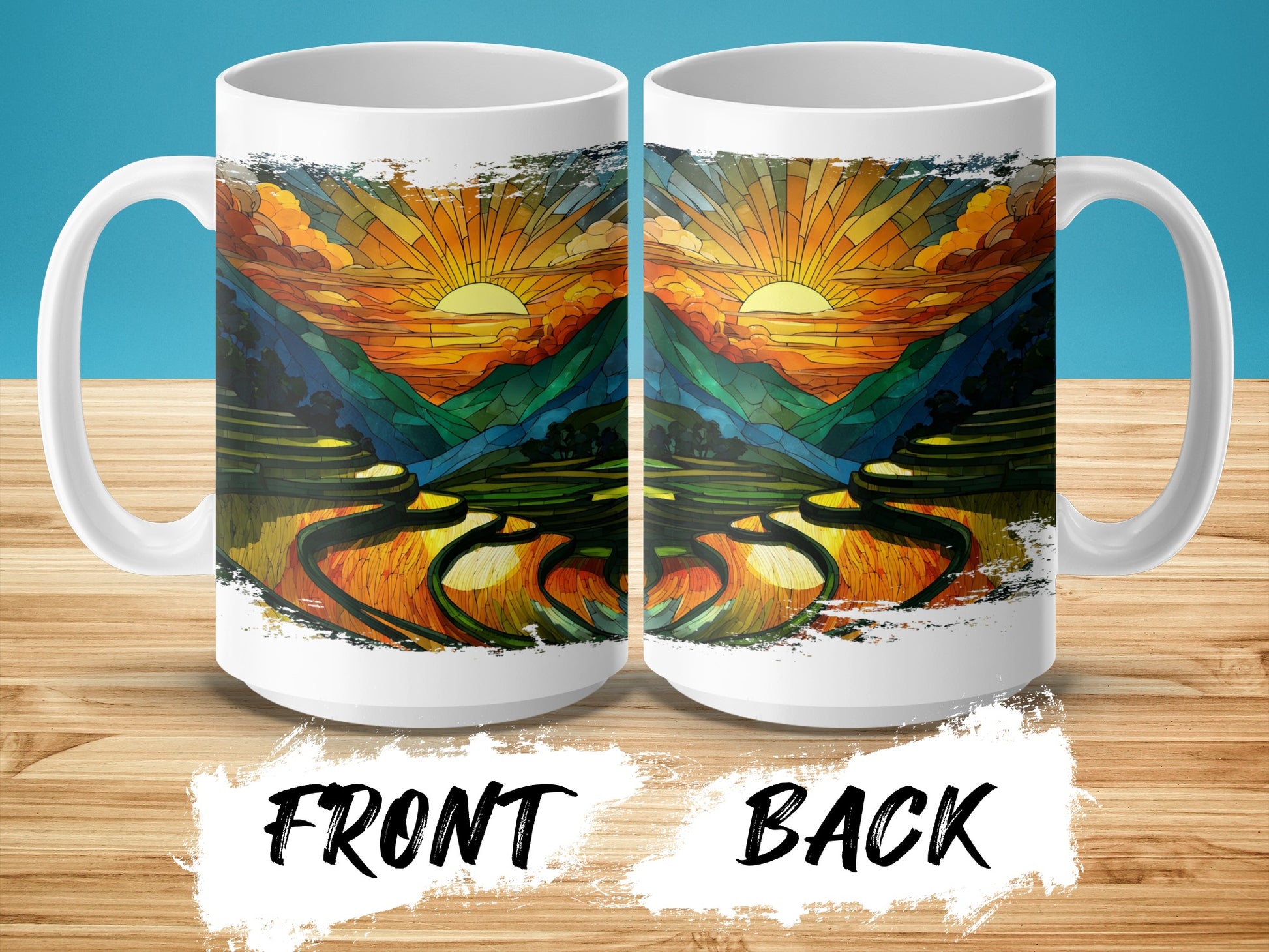 Sunrise Scenic Art Print Ceramic Coffee Mug product