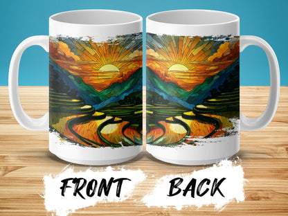 Sunrise Scenic Art Print Ceramic Coffee Mug product