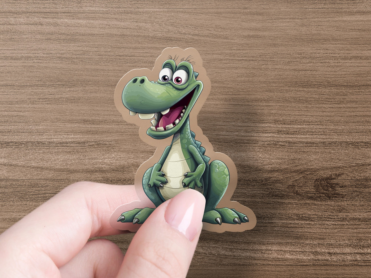Cute Cartoon Crocodile Sticker Perfect for Kids product