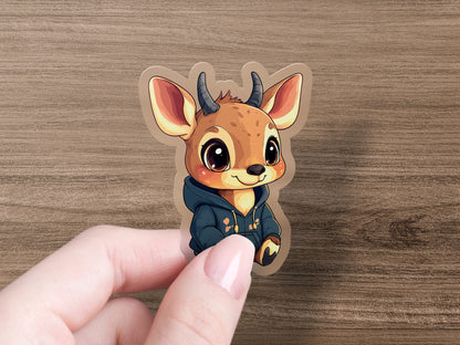 Cute Cartoon Deer Character Sticker product type