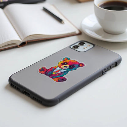 Colorful Teddy Bear Phone Case product