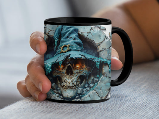 Enchanting Warlock Skull Design Ceramic Mug product