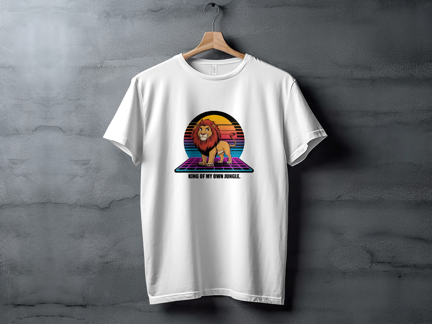 King Lion of My Own Jungle Graphic Tee product type