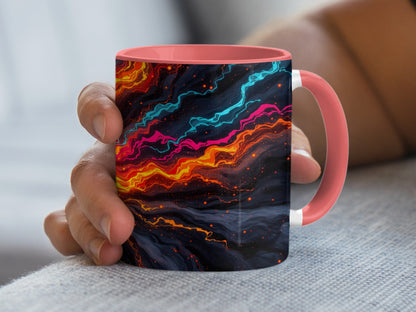 Vibrant Abstract Colorful Design Coffee Mug product type