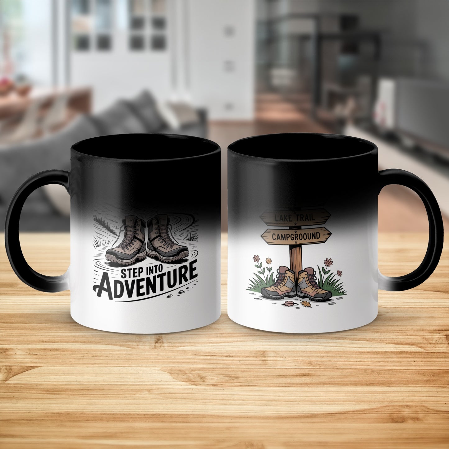 Step Into Adventure Campground Theme Mug product
