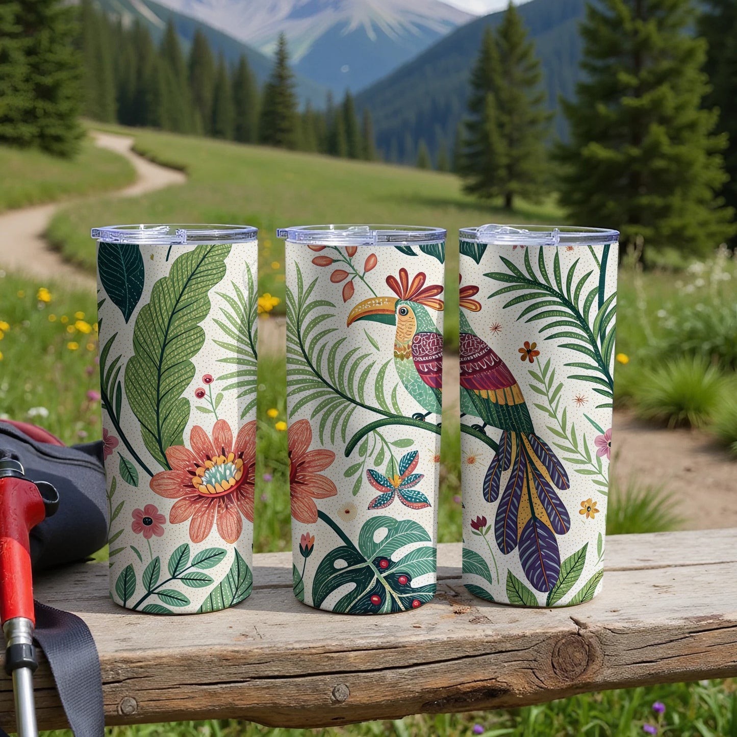 Colorful Botanical Garden Design Insulated Drinkware product type