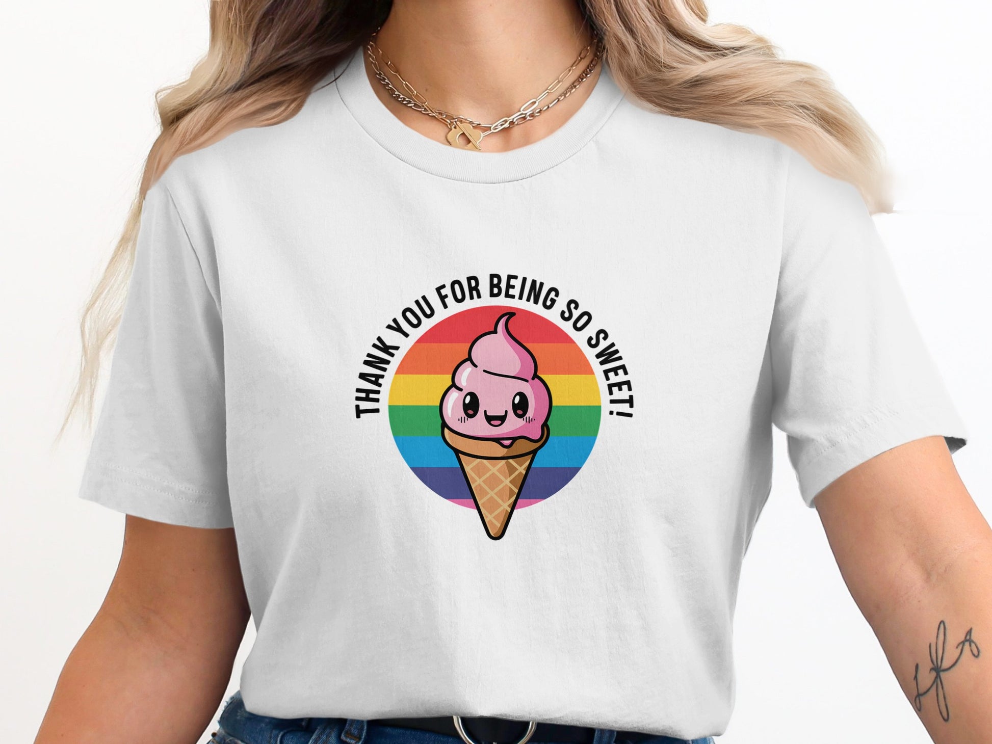 Thank You For Being So Sweet Ice Cream Shirt product