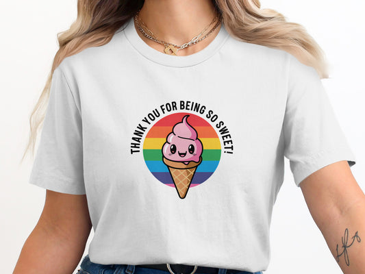 Thank You For Being So Sweet Ice Cream Shirt product