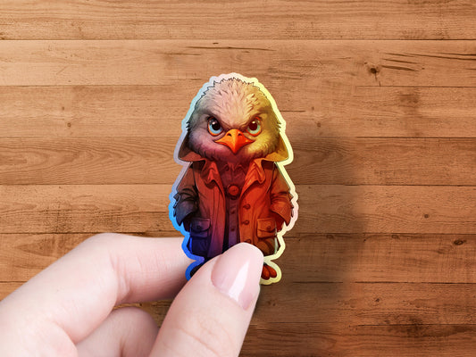 Adorable Eagle Character Sticker for Kids product