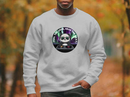 Feel The Love Hear The Beat Panda Sweatshirt product