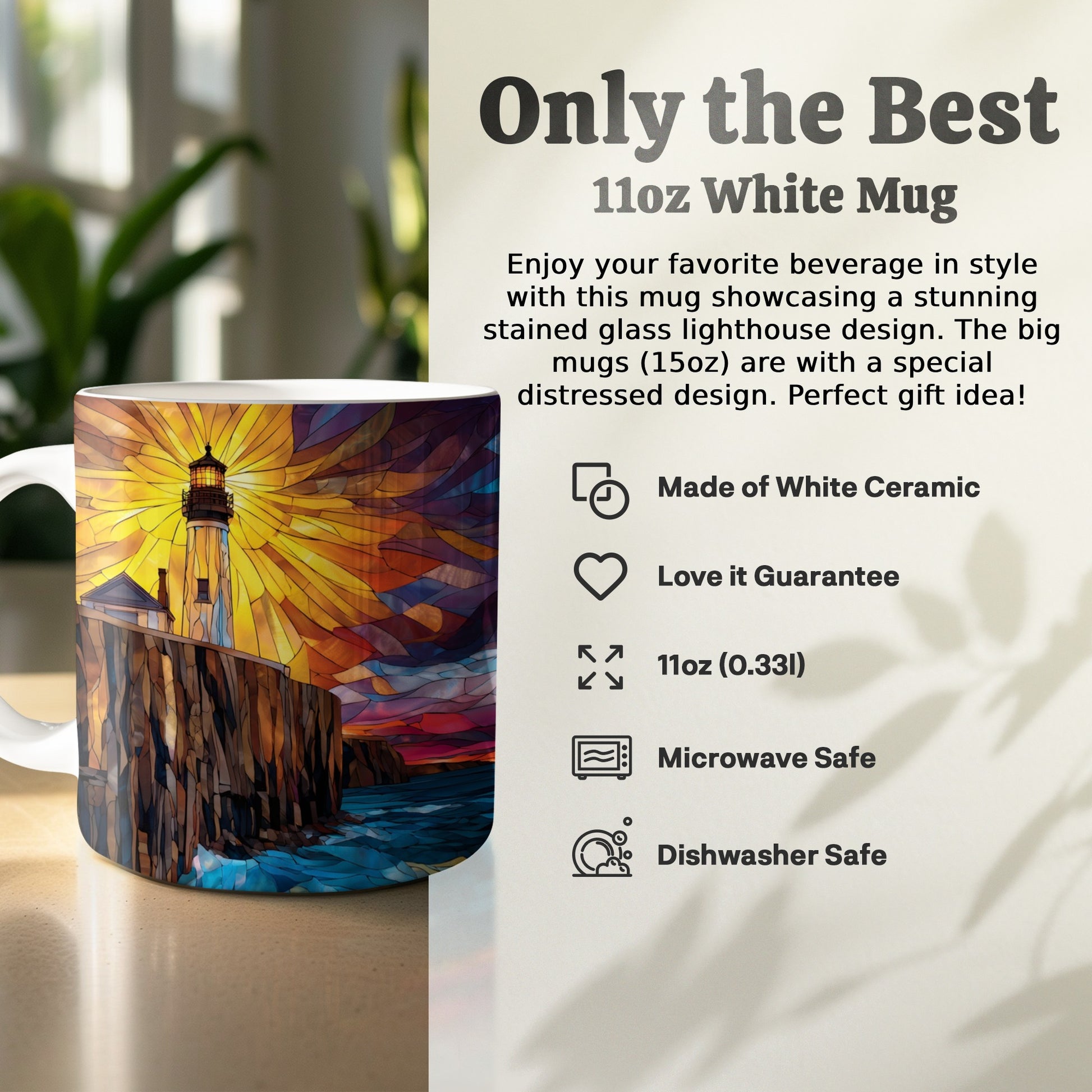 Only the Best 11oz White Mug for Coffee Lovers product