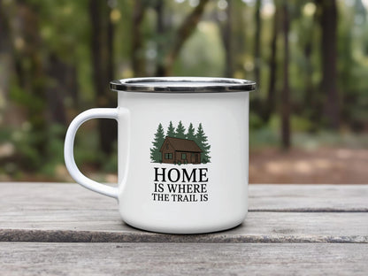 Home is Where the Trail Is Campfire Mug product type