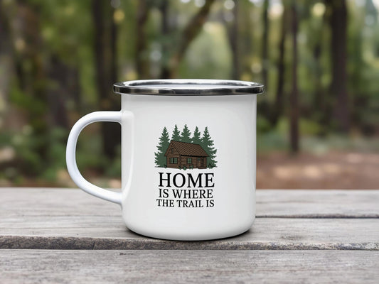 Home is Where the Trail Is Campfire Mug product type