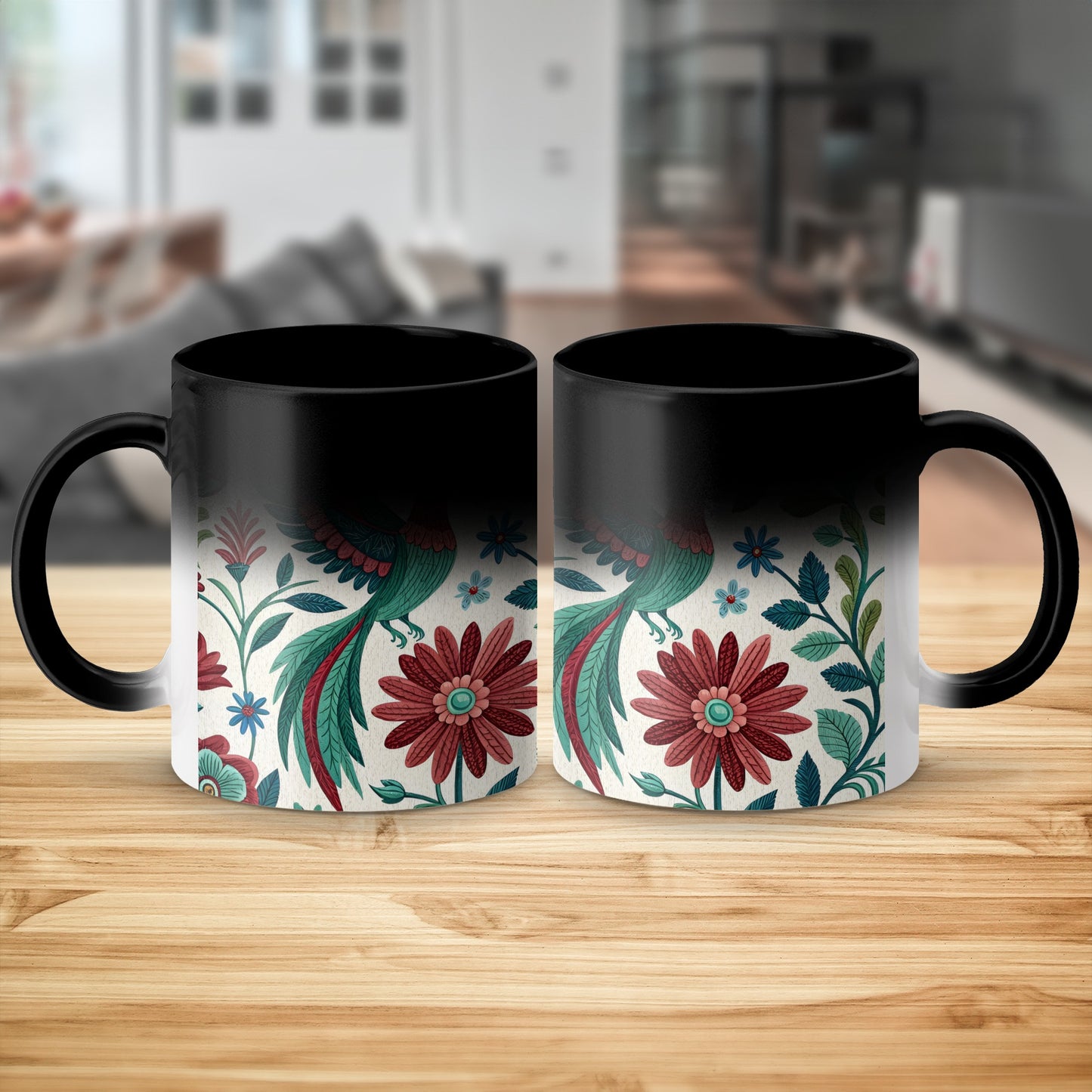 Beautiful Floral Design Mug for Coffee Lovers product