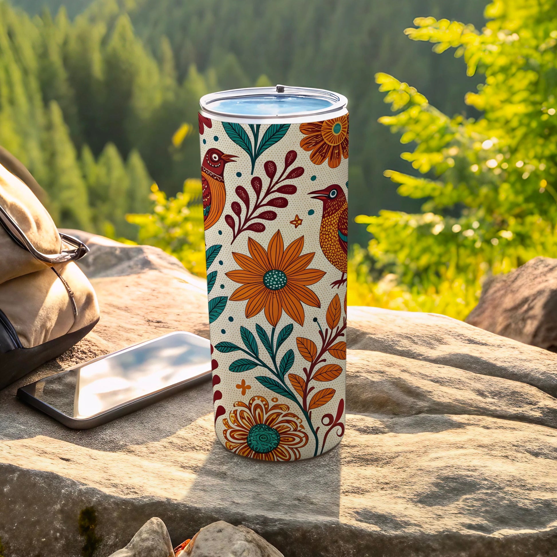 Floral Insulated Tumbler for Outdoor Adventures Tumbler product
