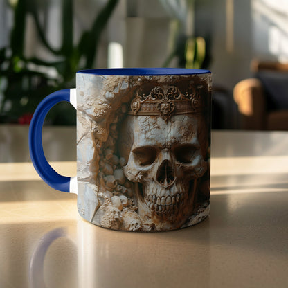 Intricate Skull Design Coffee Mug Unique Product Type