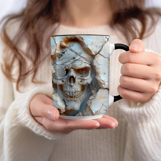 Skull Makes an Impact Ceramic Mug product