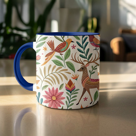 Colorful Wildlife Print Ceramic Coffee Mug product type