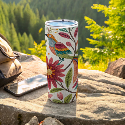 Colorful Tropical Design Insulated Travel Tumbler product