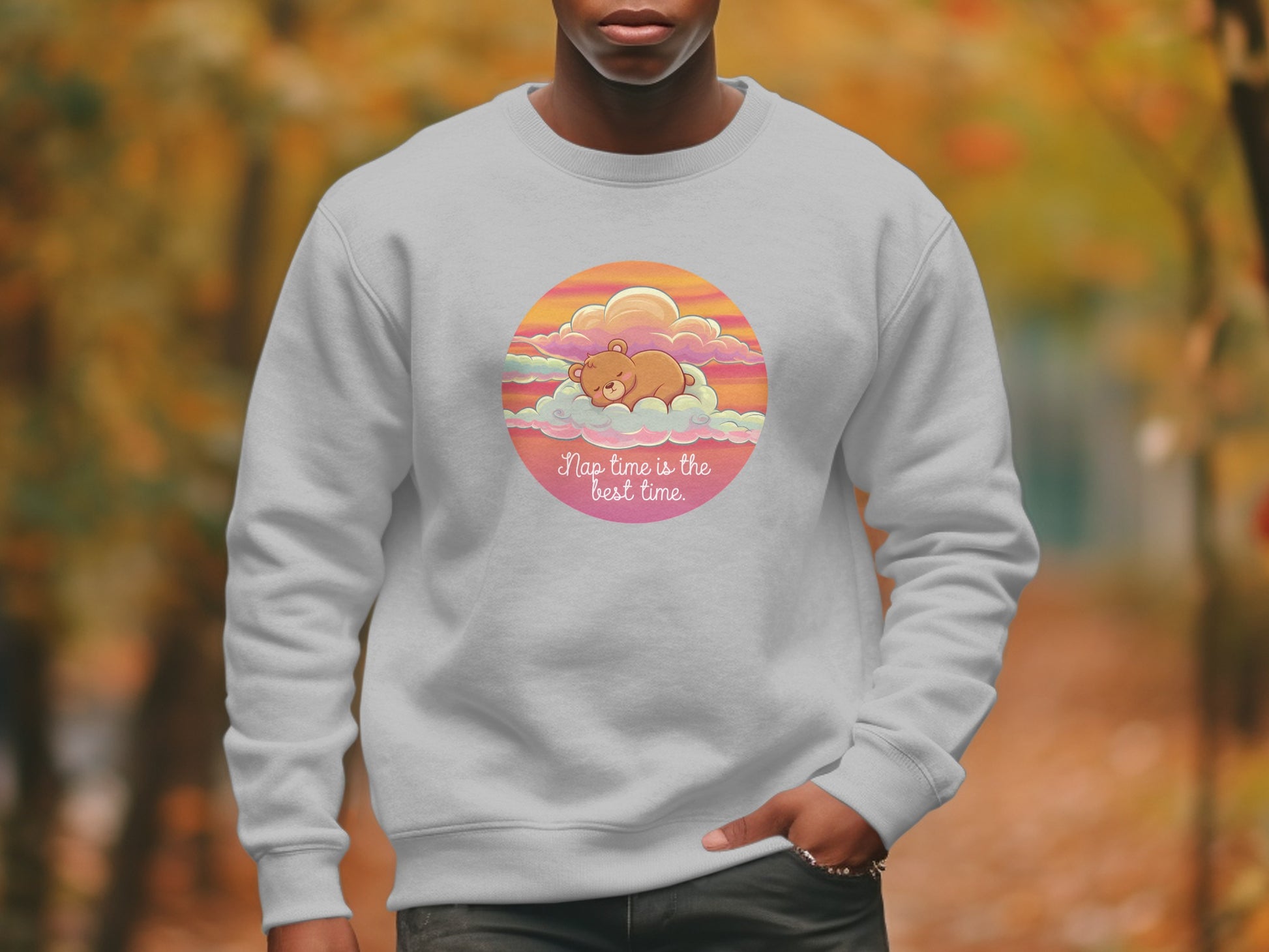 Cozy Bear Nap Time Graphic Sweatshirt product