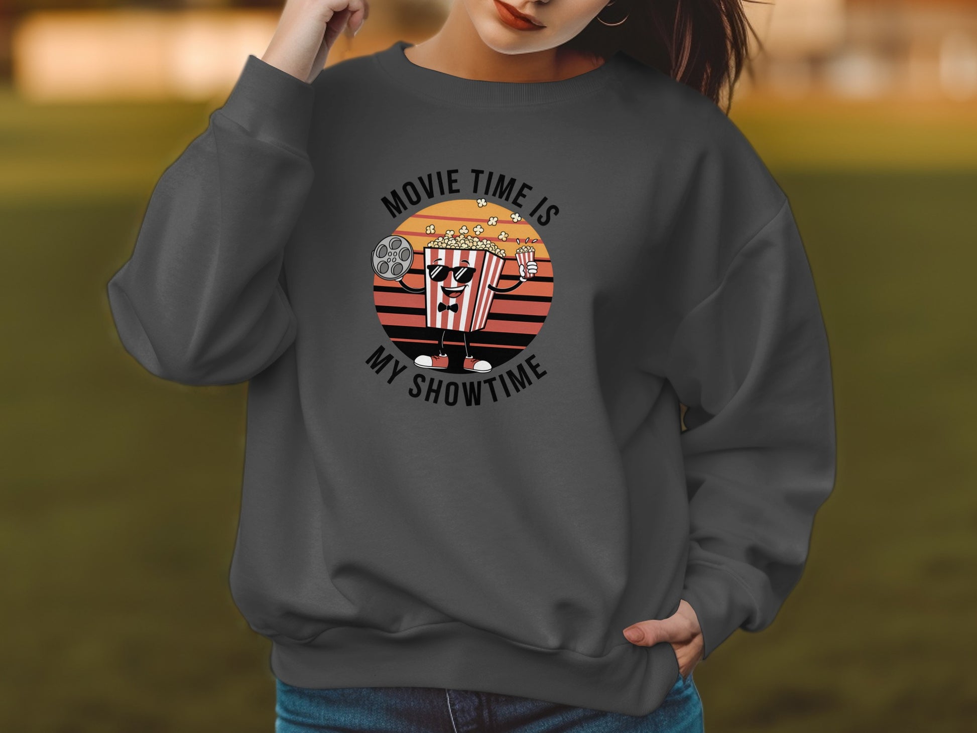 Movie Time Is My Showtime Sweatshirt product