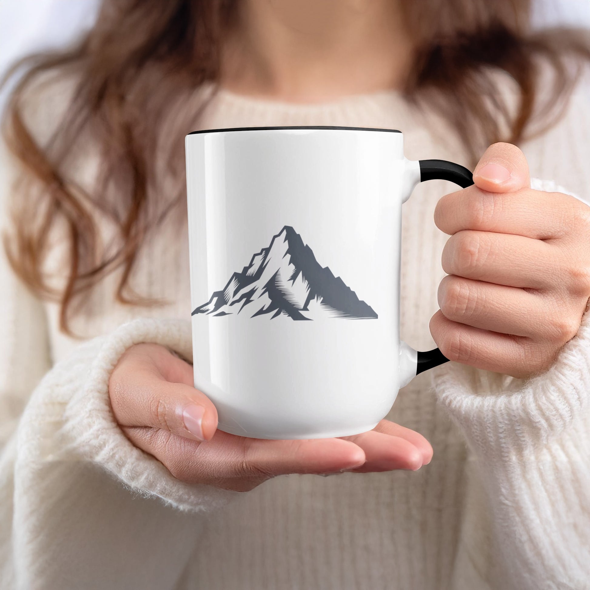 Mountain Peak Art Design Ceramic Mug product