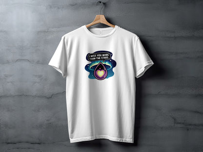 I Miss You More Than The Stars Design T-shirt product