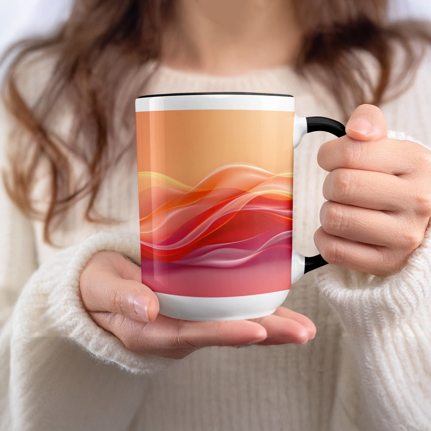 Vibrant Abstract Art Design Coffee Mug Unique product