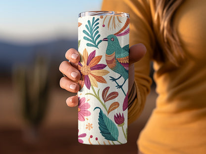 Floral Hummingbird Patterned Insulated Drinkware product type