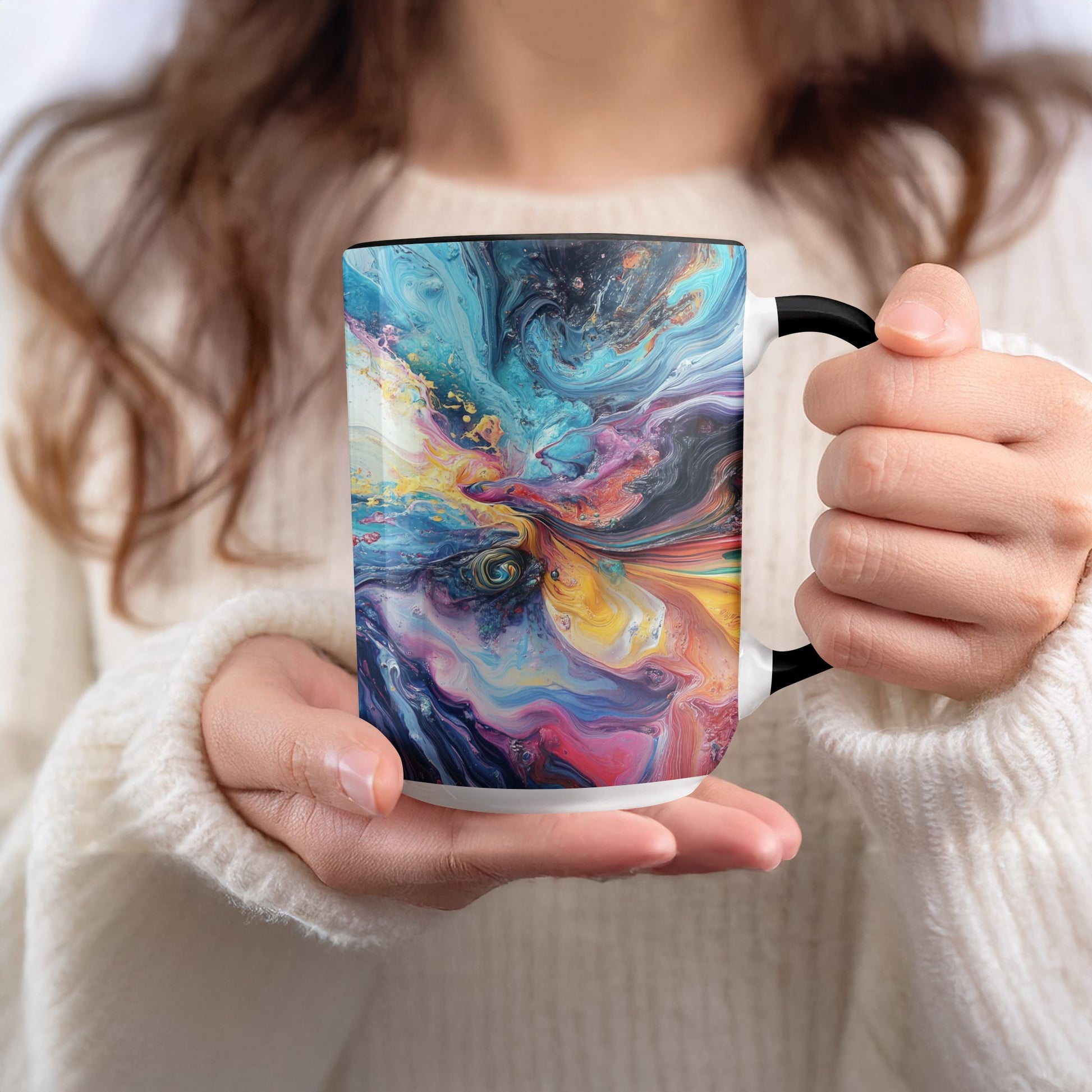 Vibrant Artistic Abstract Pattern Coffee Mug product