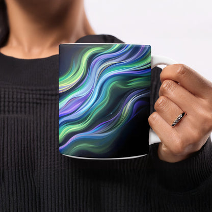 Colorful Wavy Pattern Design Mug product type