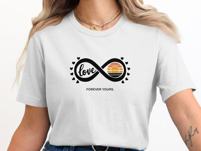Infinity Love Forever Yours Statement Shirt product type
