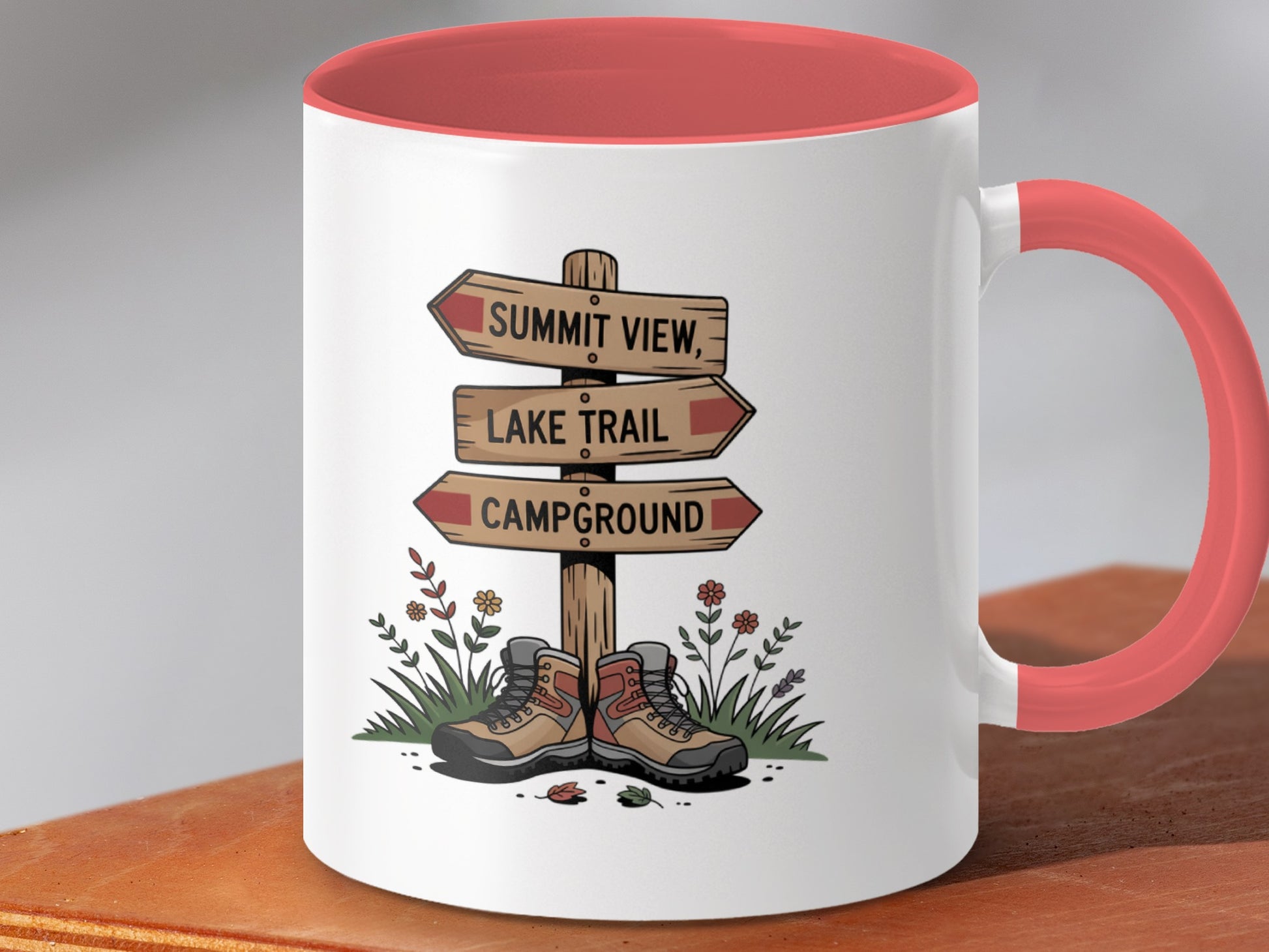 Summit View Lake Trail Campground design mug product type