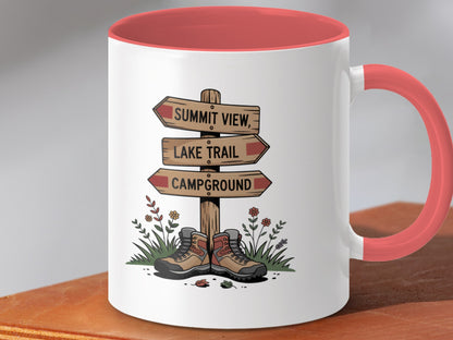 Summit View Lake Trail Campground design mug product type