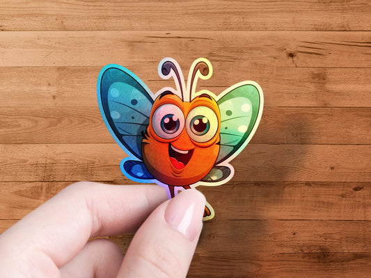 Cute Cartoon Butterfly Sticker for Kids product type