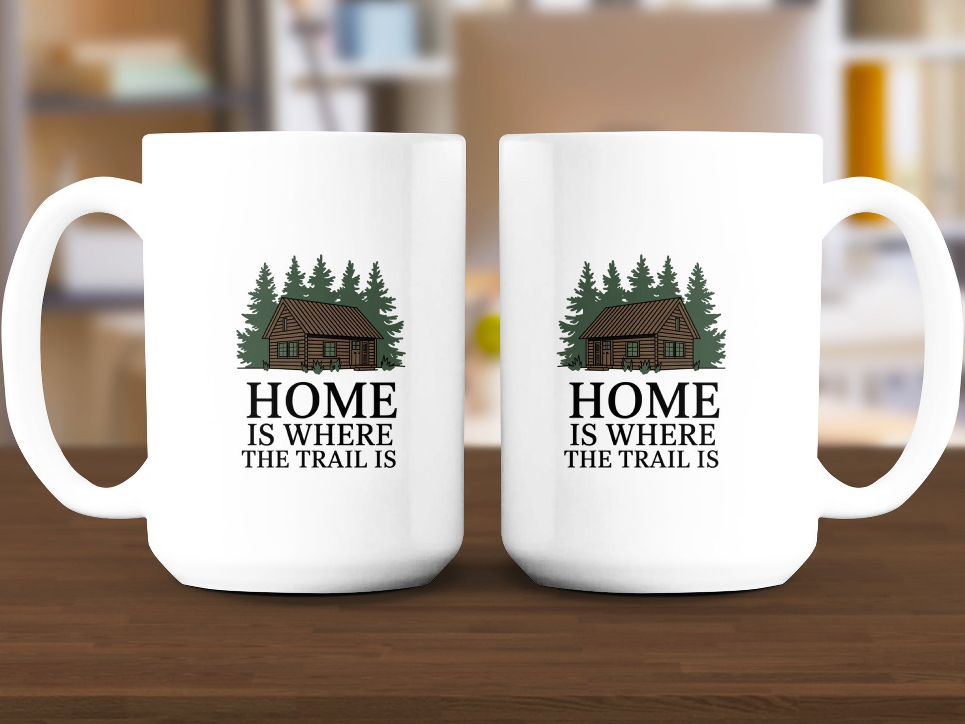 Home Is Where the Trail Is Printed Mug product type