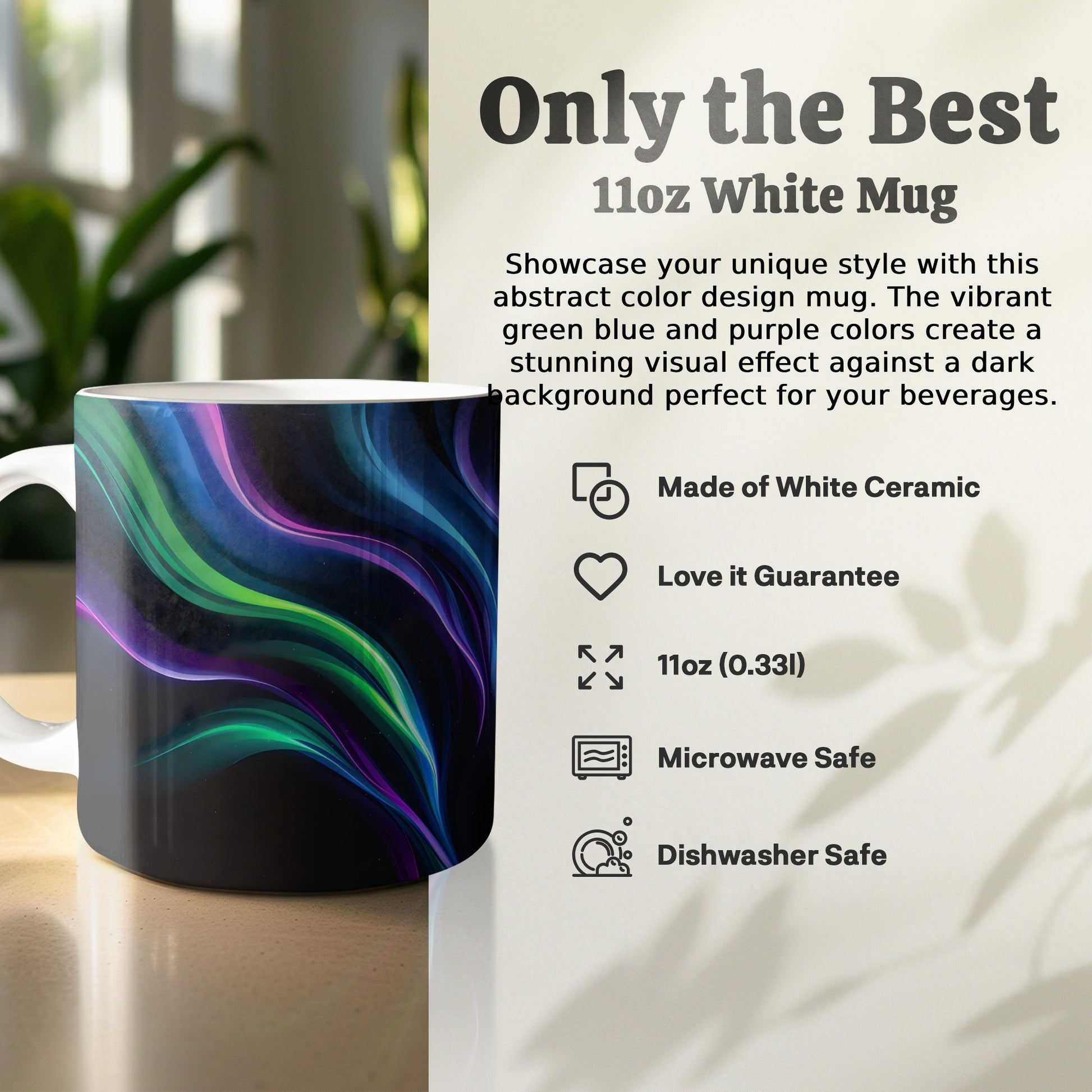Only the Best 11oz White Mug Coffee Product