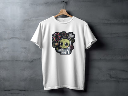 Out of This World Alien Print Graphic T-Shirt product type